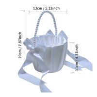 Wedding Flower Girl Basket Romantic Design Decor Luxurious Look for Girls
