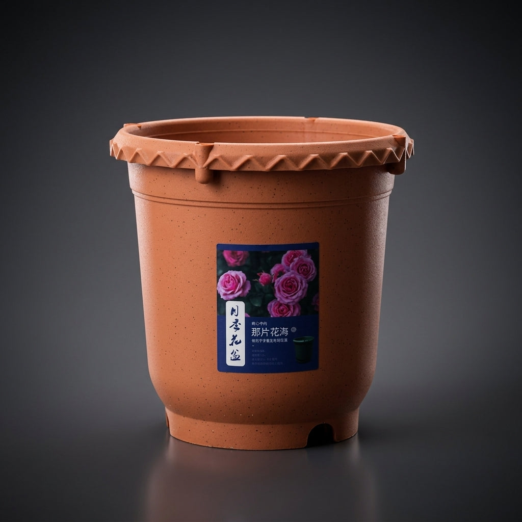 Plant Pots with Integrated Garden Trellis for Climbing Vines, Heavy Duty Floor Standing Flower Pots, European Style Outdoor Planter Support