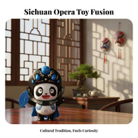 Sichuan Opera Face Changing Doll Decorative Ornament Chinese Bian Lian Toy