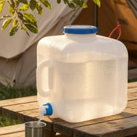 Foldable Water Container Translucent Wide-Mouth Water Container