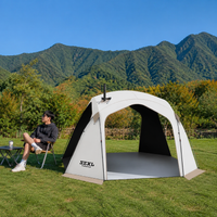One-Touch Tent, Dome Tent, 350cm, 4-Season Compatible, 2000mm Waterproof, For Family, Camping, Outdoor, Disaster Prevention