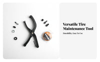 Protects Rims and Tubes Bike Tire Installation Tool Rim-Friendly Two-Wheeler Tire Pliers Twofold Functionality for DIY Cyclists, Workshop