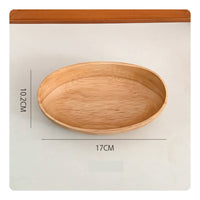 Wooden Jewelry Tray Multifunctional Catchall Dish Scratch-Resistant Home Organizer for Nightstand