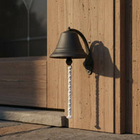 Cast Iron Bell Easy Installation Vintage Wall Bell Clear Chime for Porch