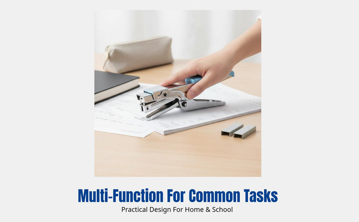 Mini Stapler, Compact, Multi-Functional, Ergonomic, For Home & School