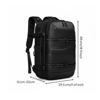 Space-Saving Vacuum Compression Backpack Expandable Travel Backpack for Men, Professionals, Office