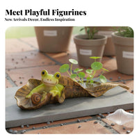 Flower Pot Creature Decoration Whimsical Decor Micro Landscape Accessory