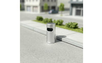 Realistic Miniature Trash Bin Small-Scale Scene Ornament Compact Diorama Accessory Lifelike for Dioramas