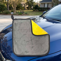 Double Sided Microfiber Cloths Microfibre Towel, 30x30cm Microfibre Towel for Car Washing and Polishing, Machine Washable Microfiber Cloths
