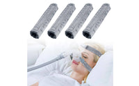 4 Pieces Strap Sleeve with Hook-and-Loop Reusable Facial Covering Strap Protector Cover Lightweight for Resting