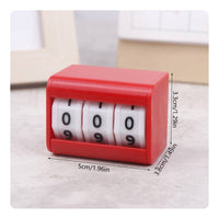 Desktop Counter Compact Mechanical Counter No Required Score Display for Game Enthusiasts