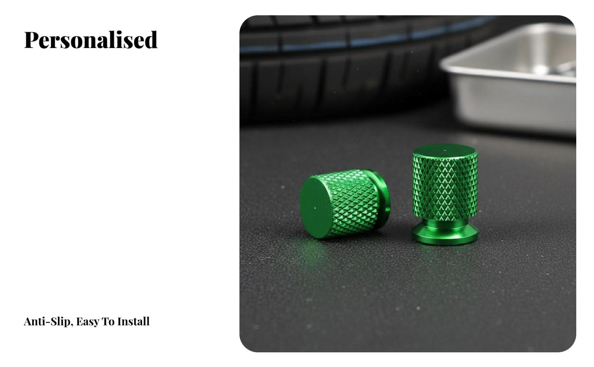 2 Pieces Tire Valve Stem Cap Dustproof Aluminum Valve Stem Cap for Motorcycle Driver S, Car Modification, Auto Repair Shop, Garage