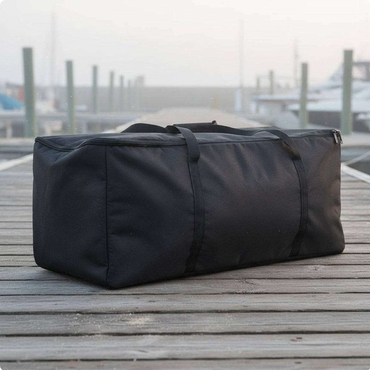 Multi-Purpose Large Capacity Fishing Bag Padded Fishing Gear Case for Camping