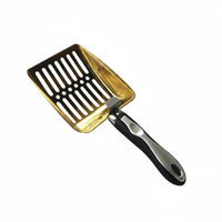 Large Capacity Stainless Steel Litter Scoop Easy to Clean Feline Litter Shovel Long-Lasting Fine Sand Scoop Rust-Resistant