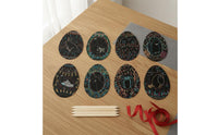 Easter Egg Etching Craft Set All-Inclusive Kit DIY Egg Hanging Decorations Party Favors DIY Easter Hanging Decorations for Children, Parties