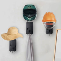 Helmet Holder Wall Mount Heavy-Duty Helmet Holder with Easy to Mount to Install Gear Organizer for Motorcyclists