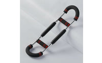 Arm Exerciser with Adjustable Resistance Heavy Duty Strength Bar Chest Expander for Home Gym