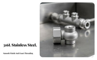 High Flow Hollow Cone Spray Nozzle Stainless Steel Vortex Nozzle Forged for Dust Suppression, Desulfurization