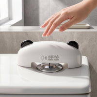 Chrome Base Automatic Toilet Flush Activator Slimline Voice Control Toilet Flusher