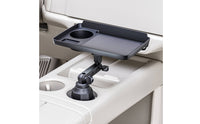 Car Cup Holder Tray Table Adjustable Vehicle Tray with Phone Slot Universal for Drivers, Commuters
