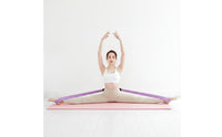 Secure Fitness Stretching Strap with Padded Center Heavy-Duty Adjustable Fitness Strap with Metal Buckle Flexible Loop Band Portable for Yogis, Athletes