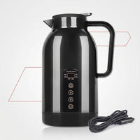 Vehicle Electric Kettle 12V-24V Electric Travel Kettle Temperature Holding Hot for Truckers, Commuters, Road Trips, Truck