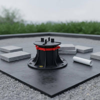 Easy to Install Adjustable Deck Pedestal Long-Lasting Adjustable Pedestal Support Heavy Duty Height Adjust Deck Support High Load Capacity for Fountain Area, Balcony