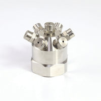 7-Hole Aerosolizing Nozzle Metal Nozzle with Seven Orifices High-Pressure for Dust Suppression
