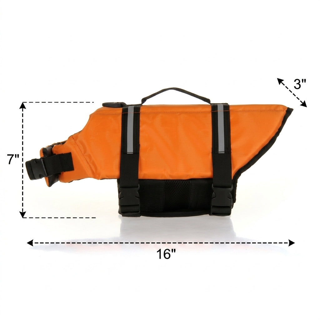 Dog Swimming Suit Flotation Vest, Polyester Aid for Large Dogs, High Buoyancy Outdoor Gear Jacket with Adjustable Buckle