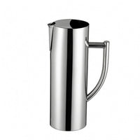 Stainless Steel Pitcher Polished Metal Jug Smooth Construction Beverage Jug