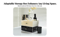 Stackable Multi-Drawer Cabinet Space Saving Cosmetic Case Removable Drawers