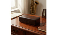Wooden Embouchure Piece Storage Case Maple Wood Saxophone Embouchure Piece Case Gold-Tone Hinges Musical Accessory for Saxophonists