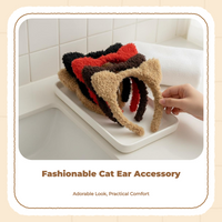 Cat Ear Headband Adorable One Size Fits Most Gym Makeup