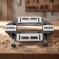 Hinge Mortising Jig CompleteOne Door Hinge Jig for Installers, DIY Hobbyists, Carpentry, Cabinet Making