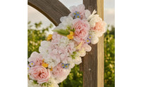 Layered Petals Artificial Flower Garland Chrysanthemum-Style Style Flower Garland Daisy-Like flowerLike Flowers Clustered Floral Spray Foliage Accents