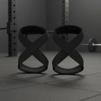 2 Pieces Double Loop Lifting Strap Easy to Use Deadlift Strap Double Stitched Pull up Assist Band for Bodybuilders, Powerlifters
