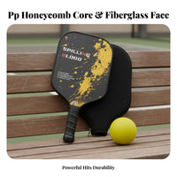 Fiberglass Pickleball Paddle Set Anti-Slip Grip Hexagonal Center Pickleball Paddles Wide Sweet Area USAPA Approved for Beginners