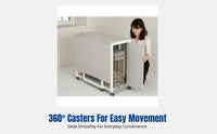 Foldable Dining Table, Modern Minimalist, Space-Saving, Movable, Small Apartment Table & Stool