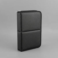 Foldable Makeup Brush Organizer Bag with Metal Zipper, Standing Design Storage for Travel and Professional Use, Cosmetic Holder for Enthusiasts