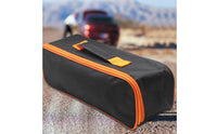 Portable Vacuum Accessory Storage Bag Oxford Cloth Vacuum Accessory Bag Soft-Sided Black and Orange