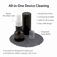Screen Cleaner Kit for Phone and Computer Cleaning, Digital Cleaner Spray with Microfiber Cloth for Accessories