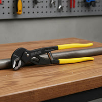 Adjustable Wrench Yellow Coated Handles Gripping