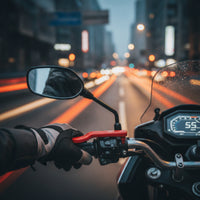Waterproof motorcycle horn button