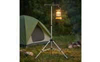 Height Adjustable Camping Lantern Stand with Tripod Portable Camping Lantern Stand Telescopic Foldable for Campers, Backpackers, Backyard, Patio