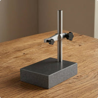 Gauge Stand with Marble Base Adjustable Dial Indicator Stand Heavy-Duty Marble Measuring Surface for Workshops