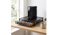 Mesh Coffee Capsule Storage Drawer Compact Coffee Pod Storage Drawer Pull-out Sleek for Office Breakroom