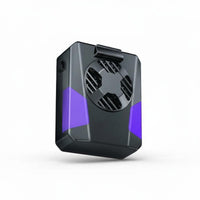 Strong Airflow USB Hanging Waist Fan Quiet Operation Waist Clip Fan Lightweight for Outdoor Workers, Campers, Work Sites, Camping, Fishing