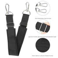 Wide Double-Loop Stretching Strap Woven Stretching Strap with Metal Clips Comfortable Versatile for Yogis