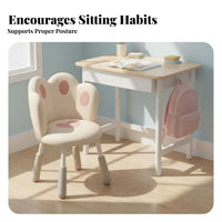 Height Adjustable Splitspine Student Chair Ergonomic Design children's Furniture Support Desk Seat Space-Saving for Students, Youth, Parents, Study Room, study periods, Bedroom, Small Spaces