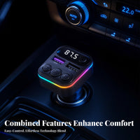 QC3.0 Wireless Radio Adapter Fast Charging Car MP3 Player